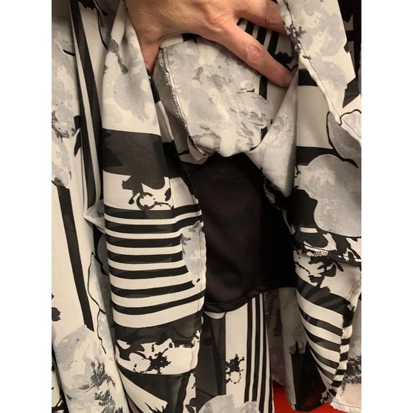 Alfani & Mix Nouveau Sze Med 2 Piece Set Sparkly Dressy Skirt Shirt Holidays EUC - Picture 7 of 9